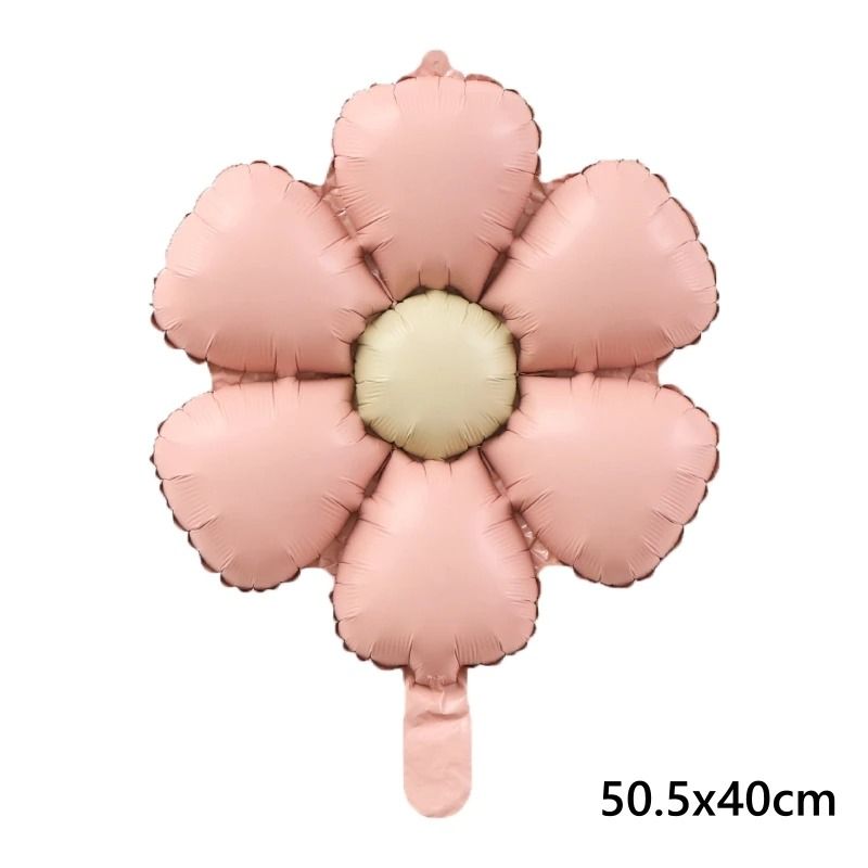 6-Piece Matte Candy Daisy Foil Balloon Set