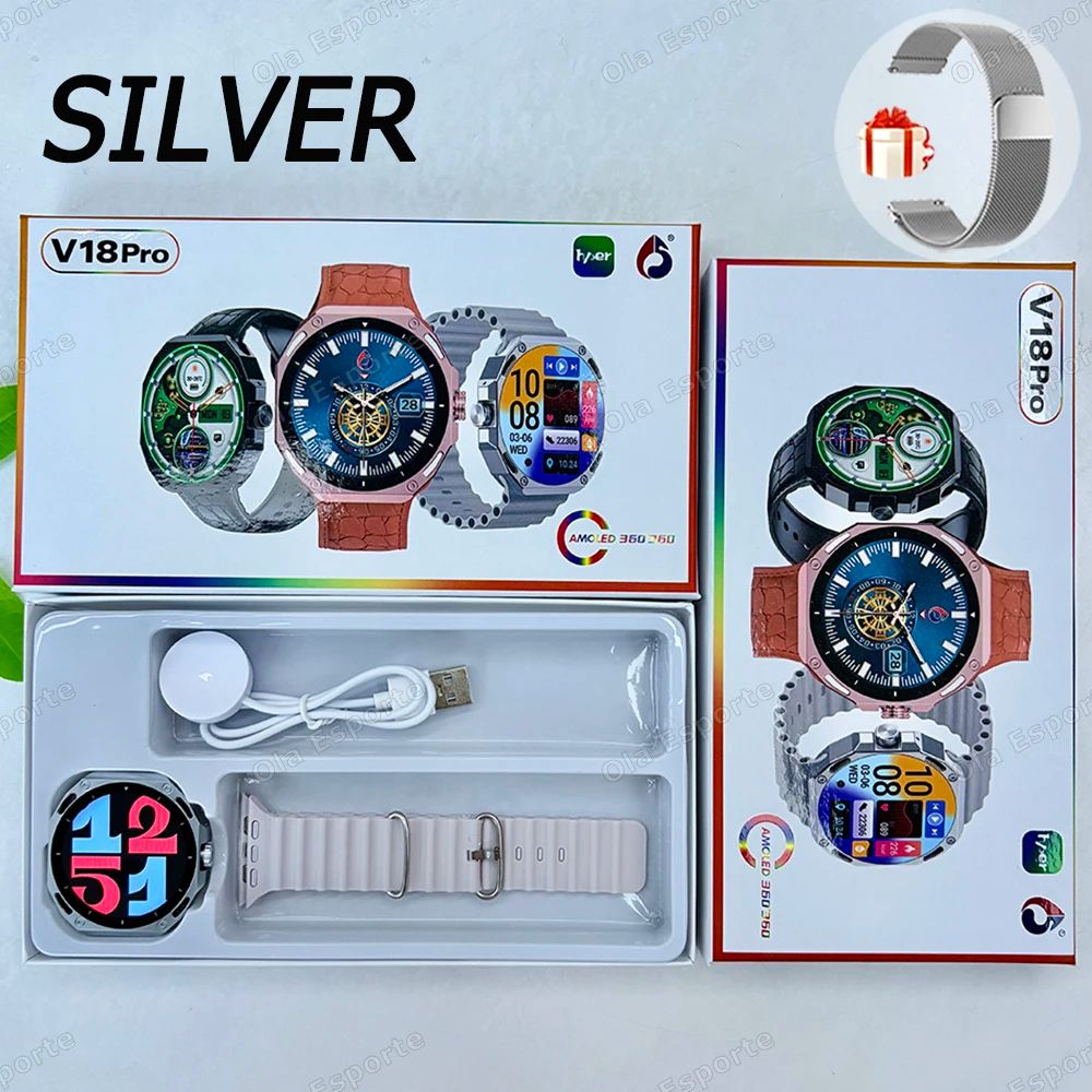 Smart Fitness Watch with AMOLED Display