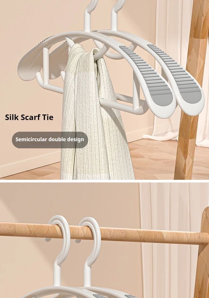 Thick Wide-Shoulder Non-Slip Plastic Clothes Hanger – Heavy-Duty Household Drying Rack