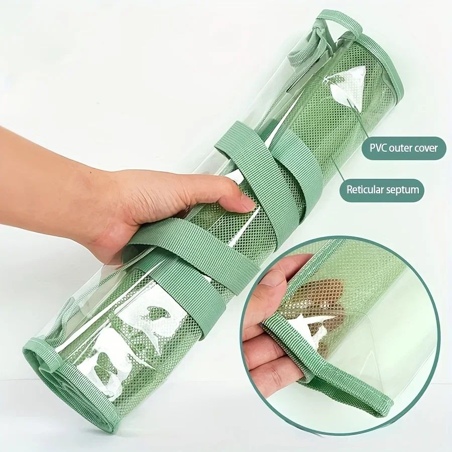 Expandable Waterproof Document Folder with Large Capacity Transparent File Bag