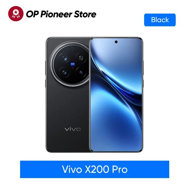 VIVO X200 Pro 5G AMOLED Flagship Phone - Dimensity 9400 smartphone with 120Hz Display, 6000mAh + 90W Fast Charge