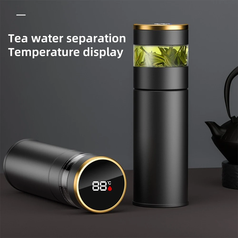 Stainless Steel Tea Thermos with LED Temperature Display