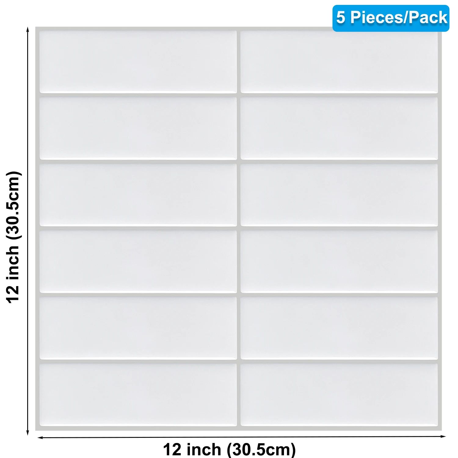 3D Waterproof Peel and Stick Tile Wall Sticker
