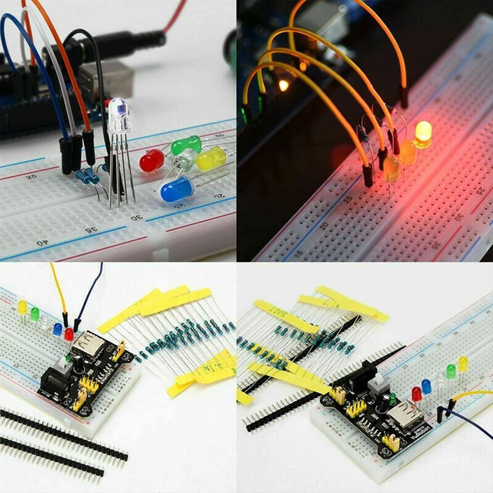 830-Piece Arduino UNO R3 DIY Project Starter Kit
