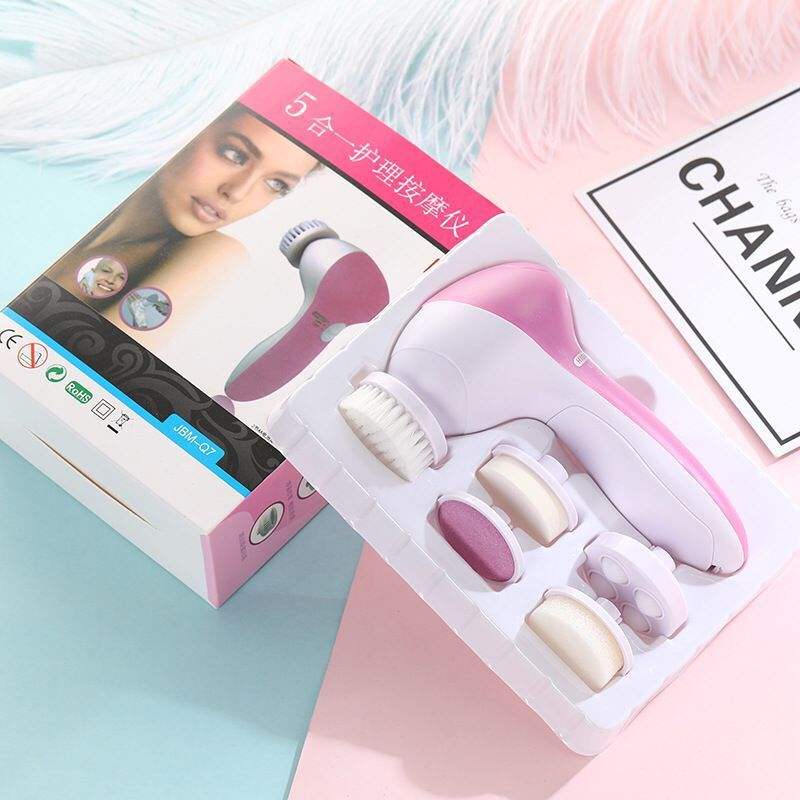 Electric Facial Cleaner Skin Care Brush, Spa & Blackhead Remover, Face Massager & Cleanser