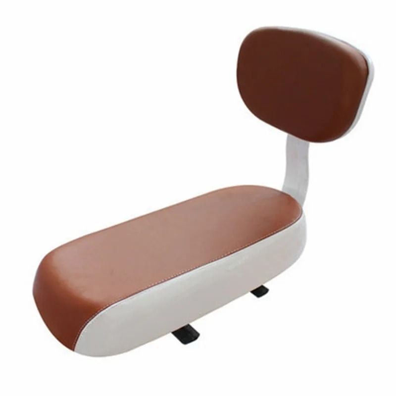Bike Child Saddle with Back Rest Rear Rack Cushion Seat