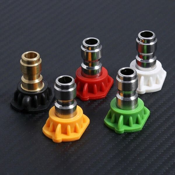 Pressure Washer Nozzles Set High Power Quick Connect Spray Tips for Efficient Cleaning
