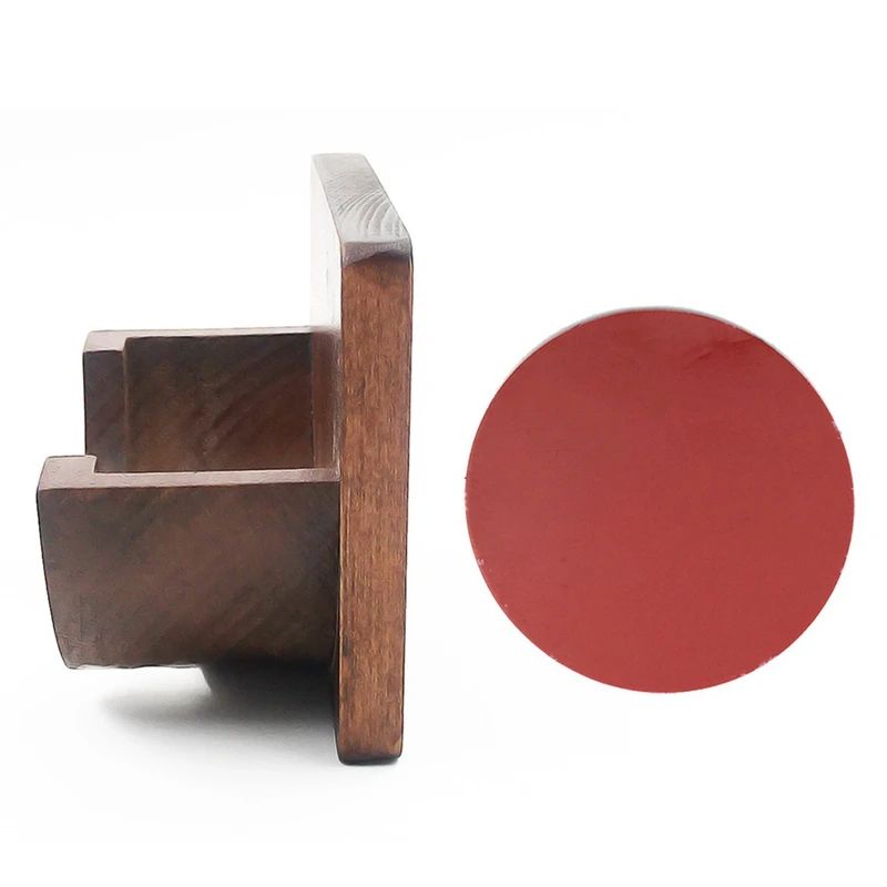Wood Espresso Portafilter Holder Wall Mounted Rack