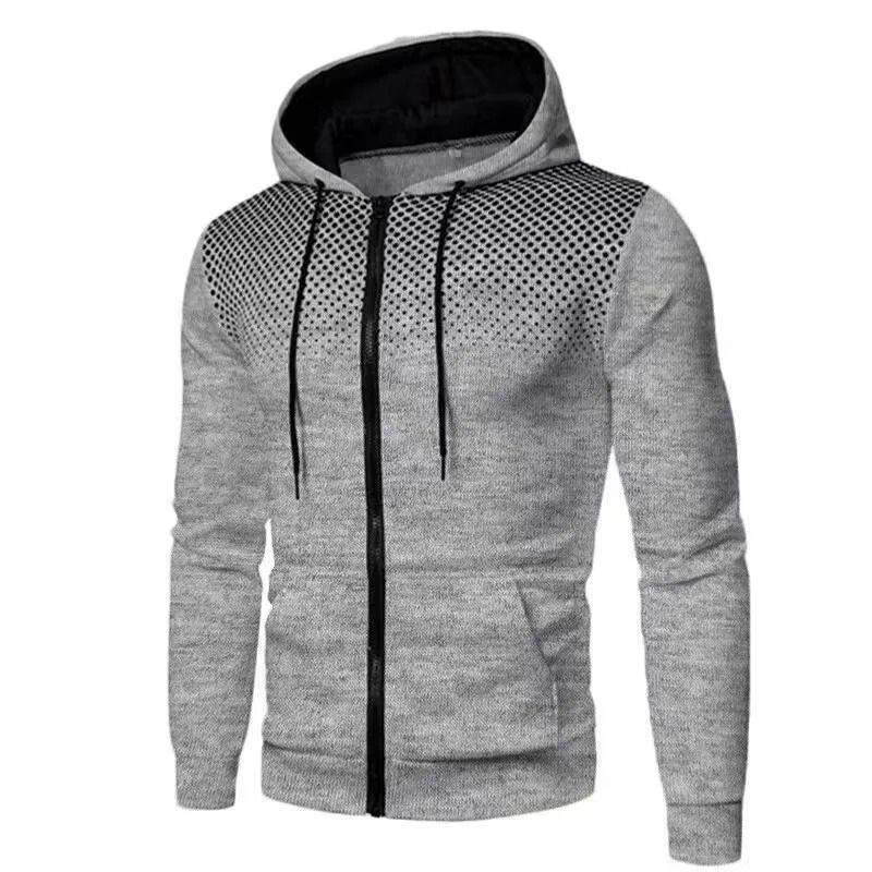 Mens Zip Up Fleece Bomber Jacket Hooded Casual Coat