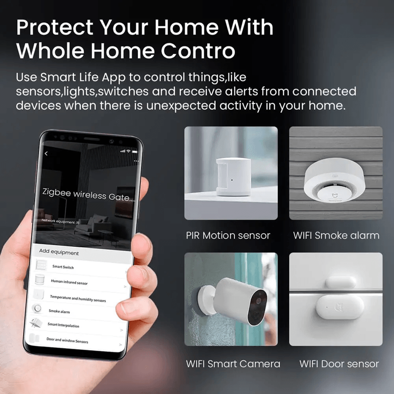 Tuya Zigbee Smart Gateway Hub for Smart Life App and Voice Control Integration