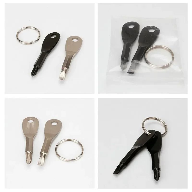 Multifunctional EDC Key Screwdriver | 60mm Self-Defense & Safety Interface