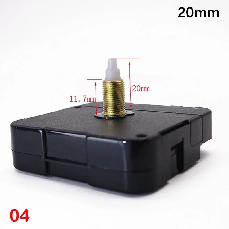Silent Quartz Wall Clock Mechanism DIY Replacement Kit Long Shaft Movement