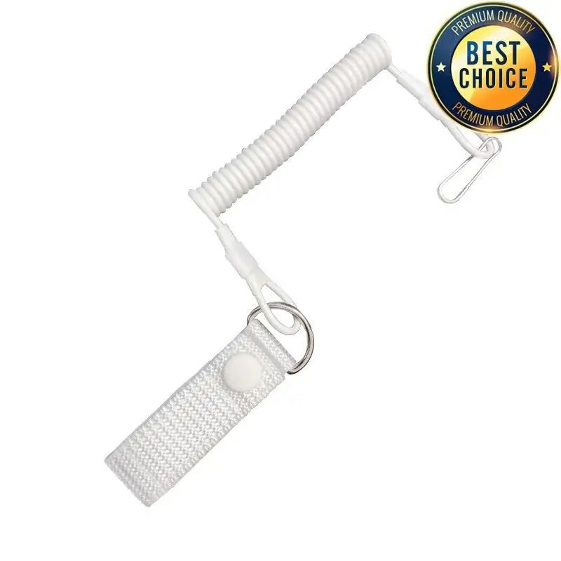 Tactical Anti Lost Elastic Lanyard Rope Spring Safety Strap