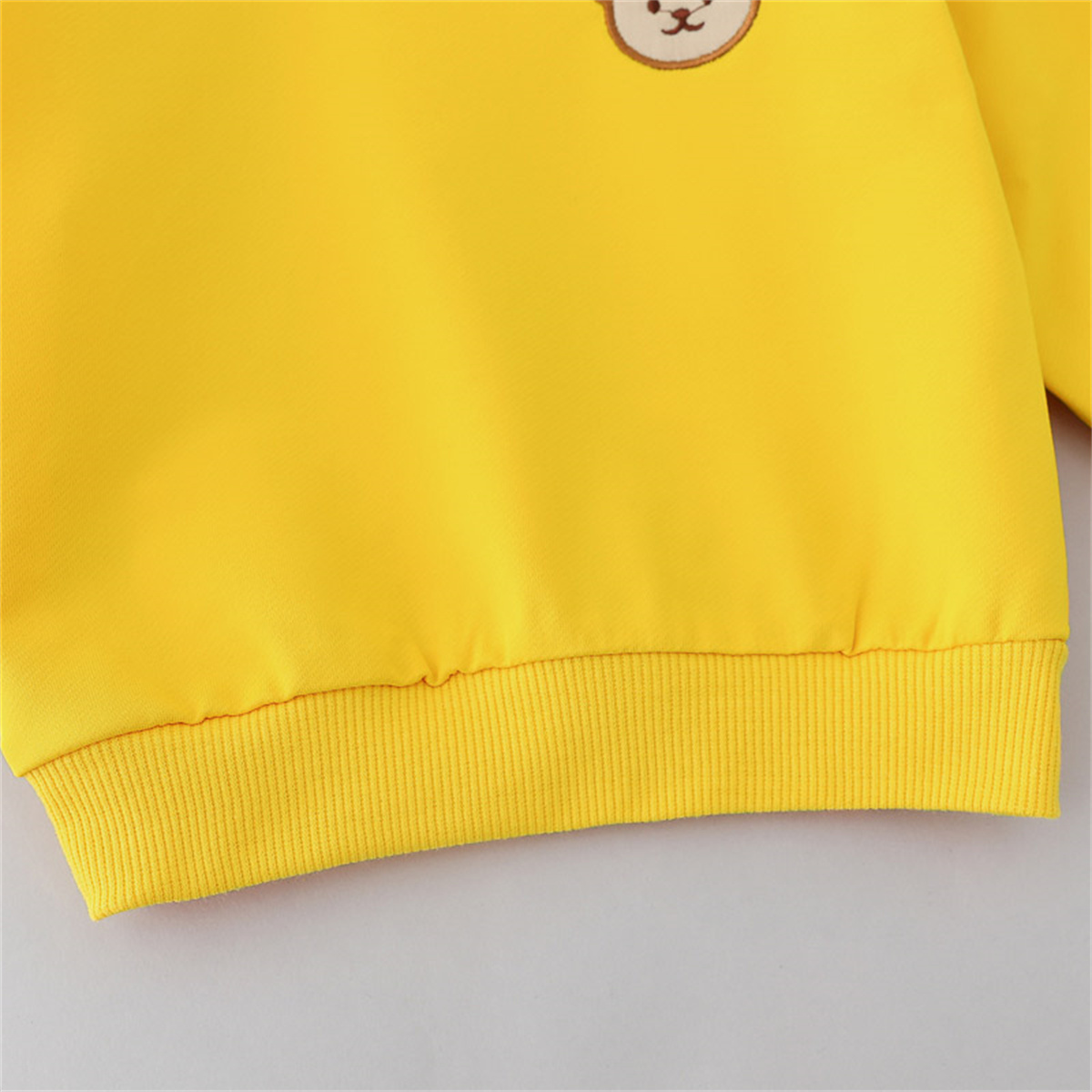 Little Bear Head Children's Set Spring Autumn Long Sleeve Pants