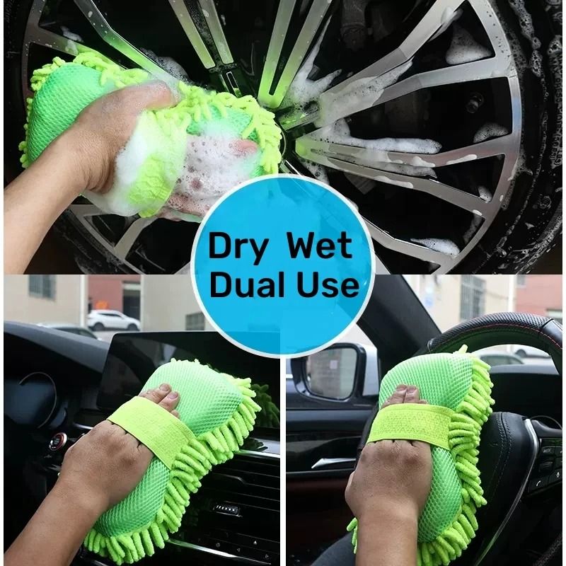Microfiber Car Washing Sponge and Detailing Cleaning Tool