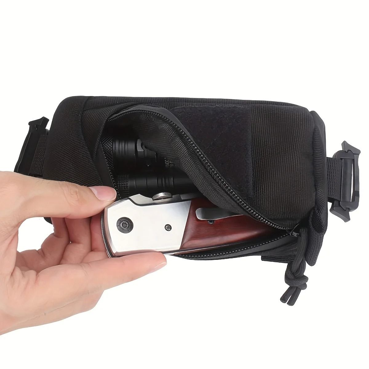 Tactical Outdoor Phone Pouch with Belt Attachment