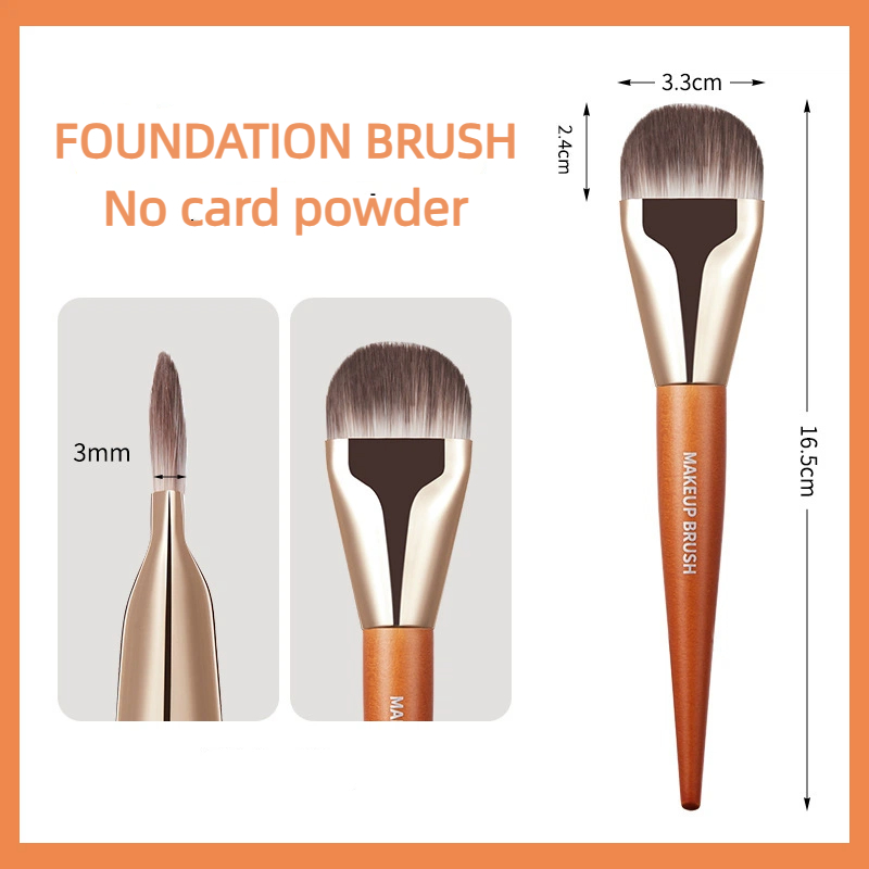 Hot Sale Flat Head Makeup Brush, Quickly Apply Foundation with GECOMO Brush, Smooth Easy Apply Makeup without Sticking