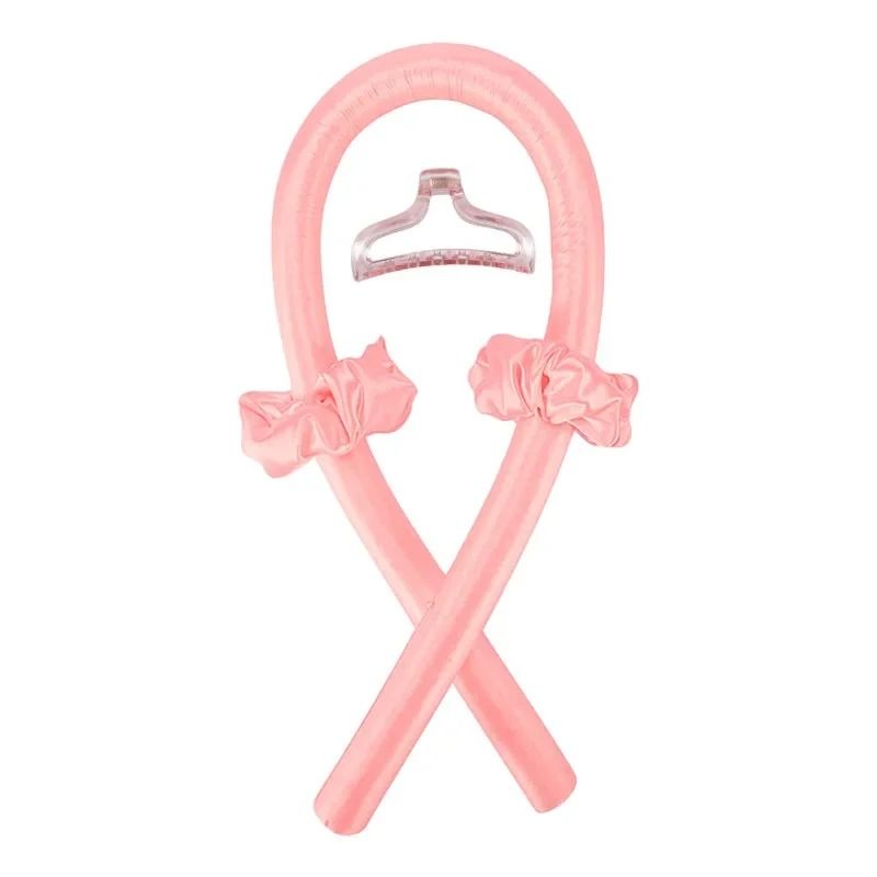 Heatless Curling Rod Headband No Heat Hair Curlers Silk Ribbon Overnight Curlers