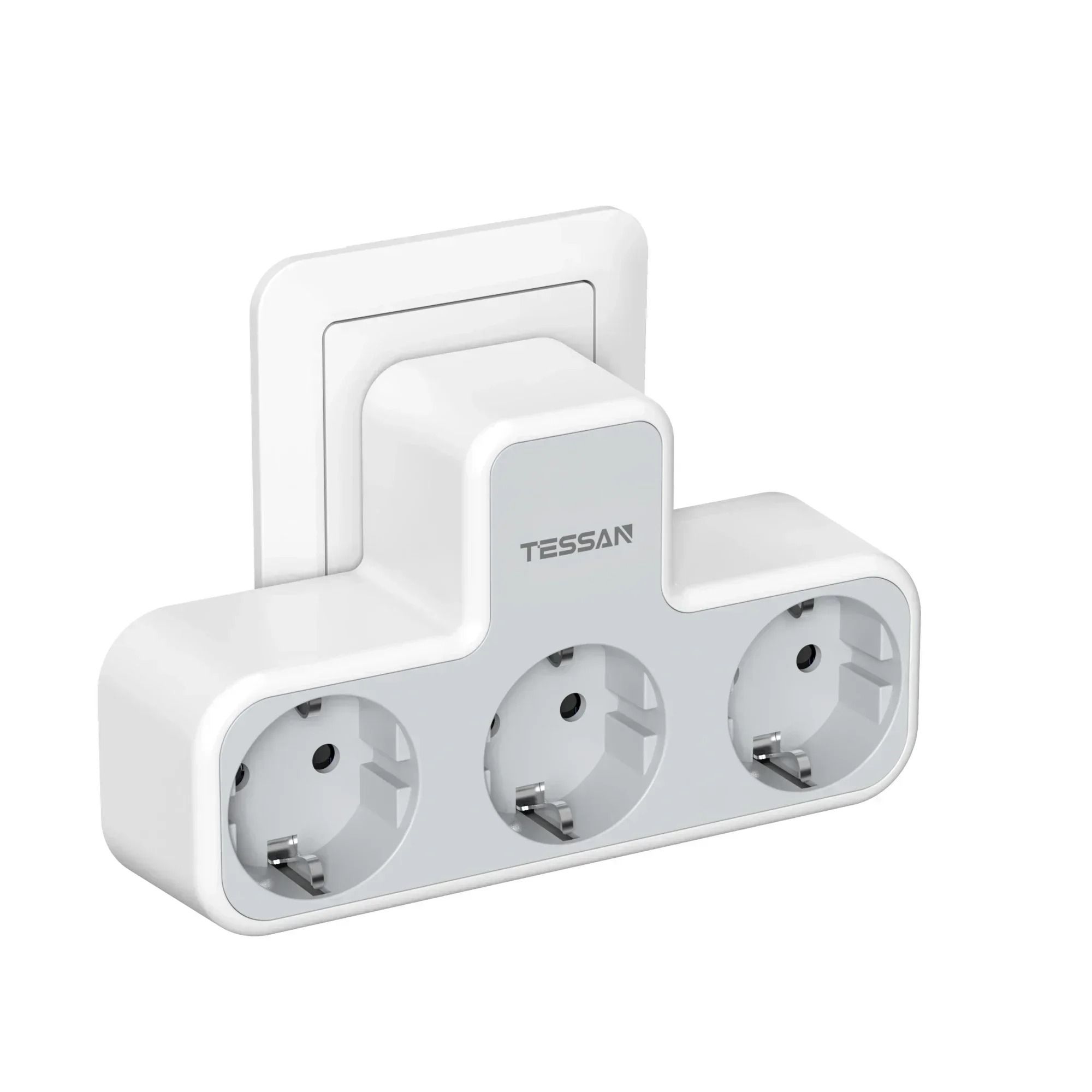 Multi Outlet EU Power Strip with USB Charging and Safety