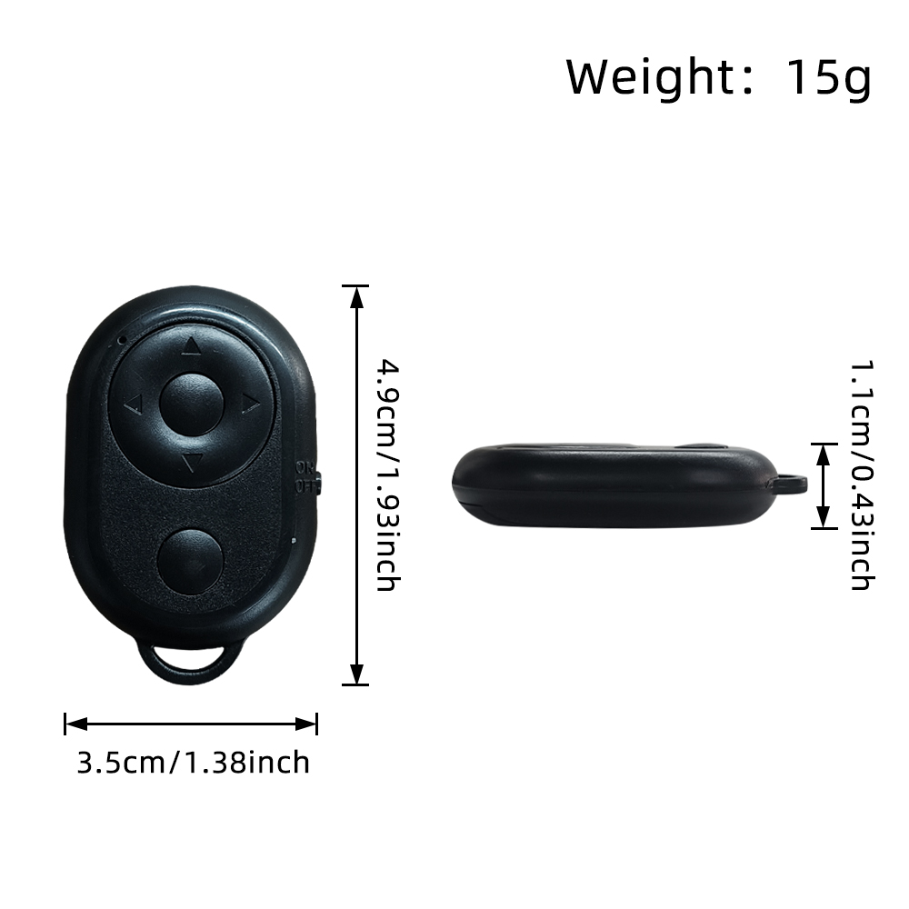 Bluetooth Selfie Stick with Remote Control & Camera Bluetooth Controller