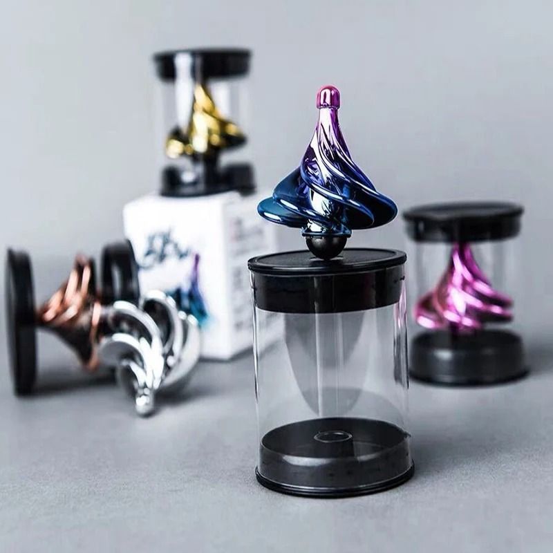Funny Desk Wind Blowing Toy Rotating Kinetic Spinner Stress Relief Toy