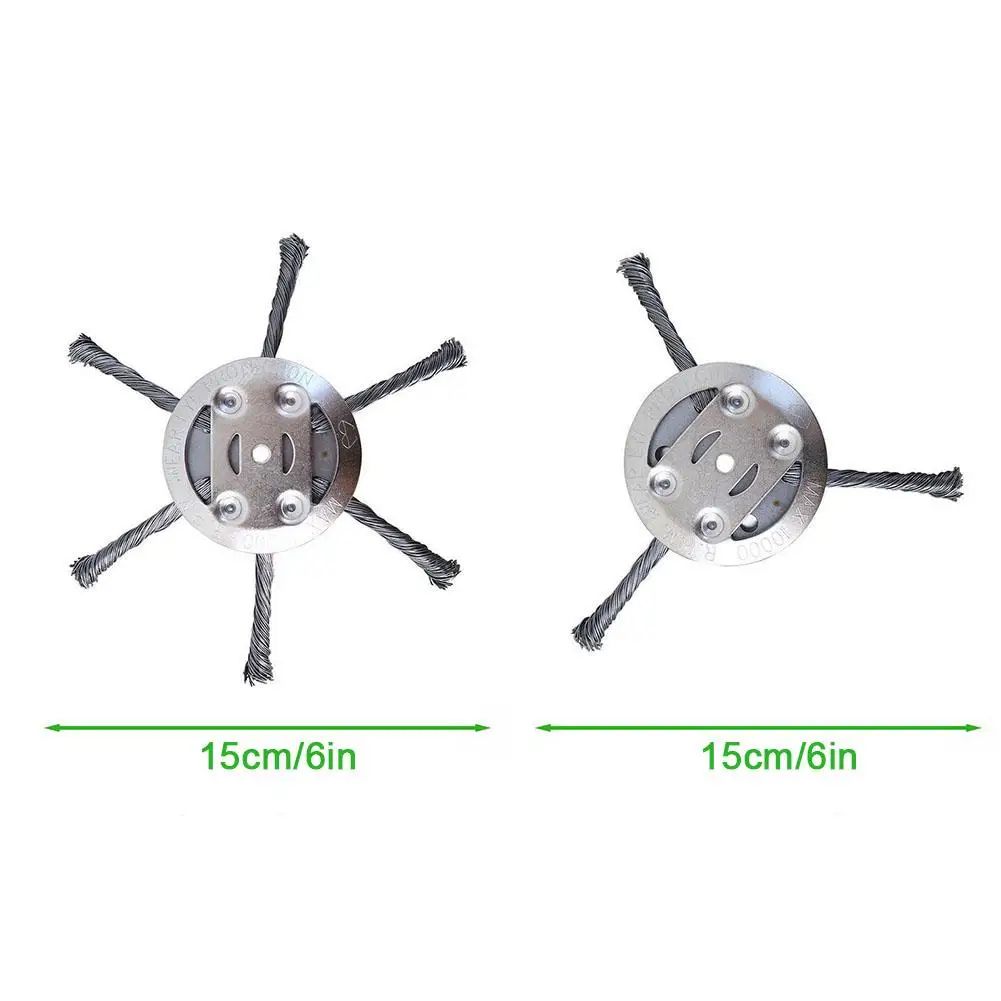 Steel Wire Wheel Weed Brush Trimmer Head