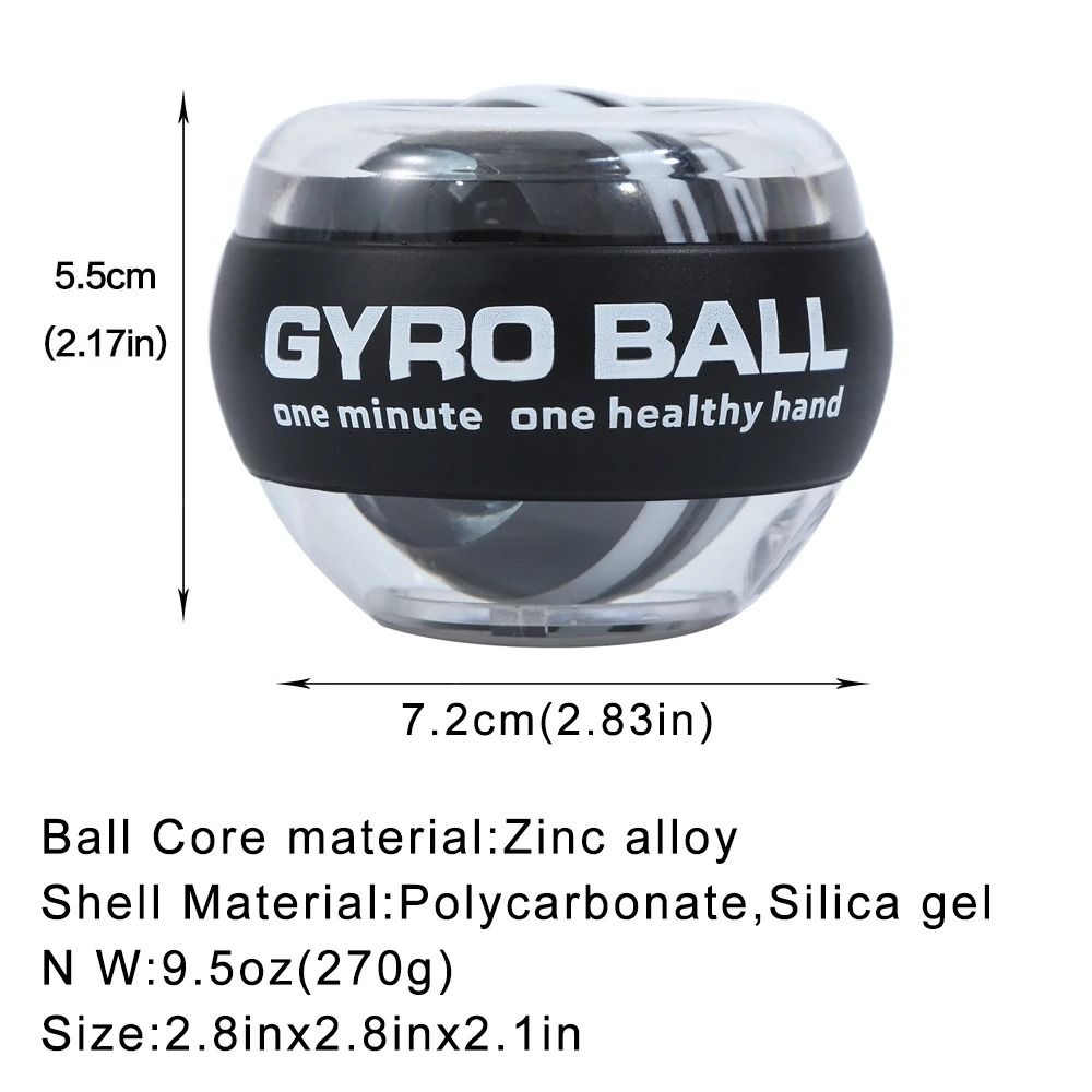 Self Starting Wrist Gyro Ball Power Trainer Forearm Strengthener
