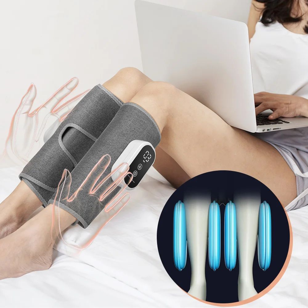 Wireless 360° Air Pressure Calf & Leg Massager with 3 Modes