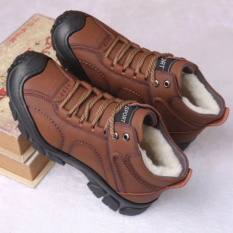 Men's Waterproof Snow Boots – Insulated, Non-Slip Winter Footwear