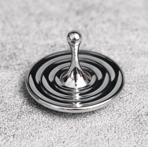 Teardrop Metal Fidget Spinner Premium Zinc Alloy Anxiety Relief Desk Toy