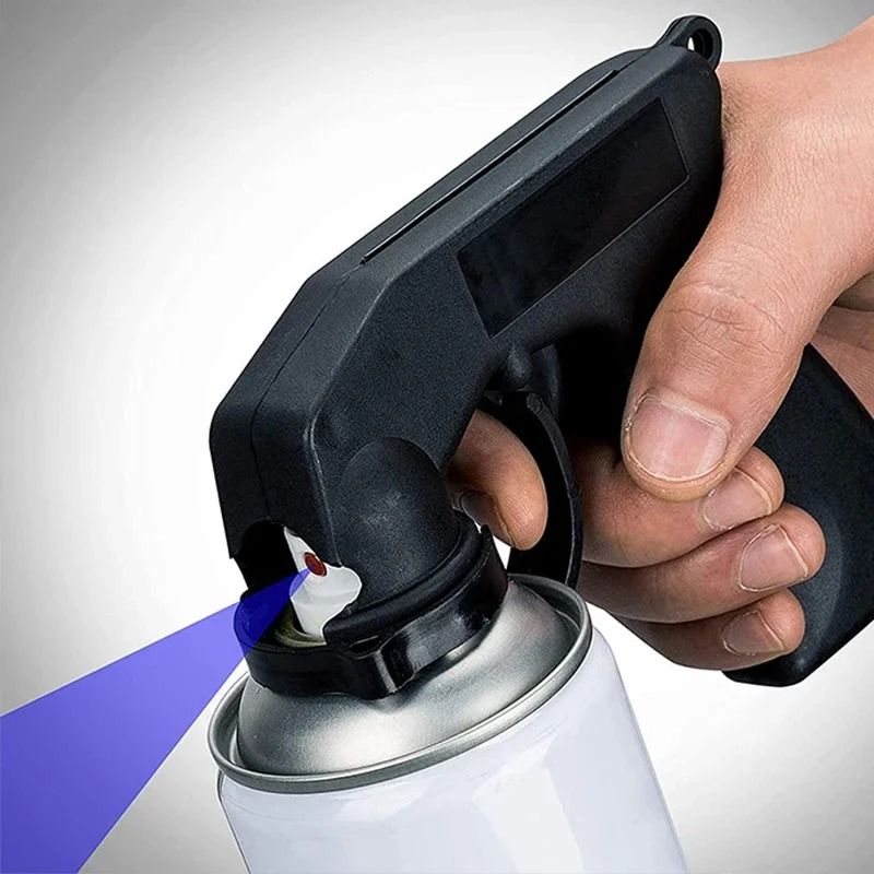 Ergonomic Paint Spray Handle Aerosol Trigger Adapter with Lock