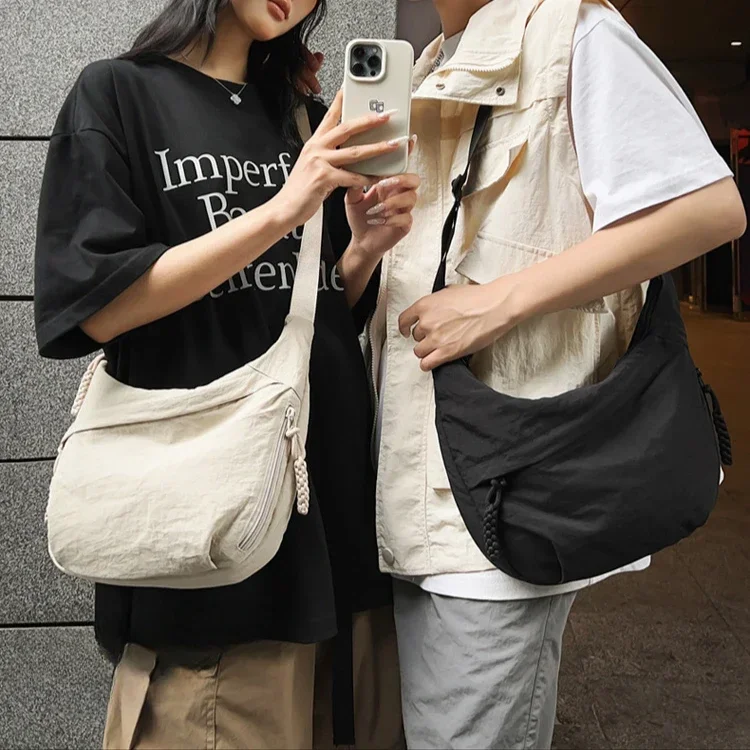 Large Capacity Soft Hobo Shoulder Bag for Women Casual Crossbody Tote