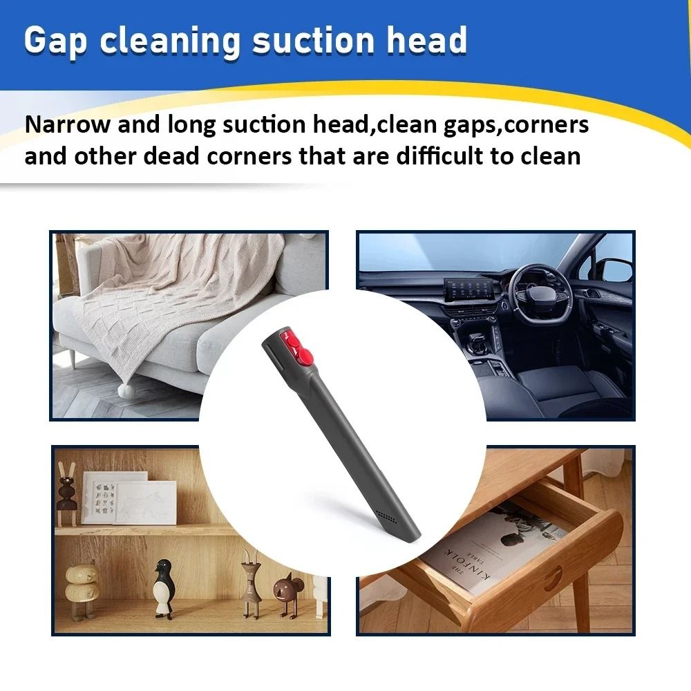 Crevice Brush and Flat Suction Head Attachment Compatible with V7 V8 V10 V11 V15 Models