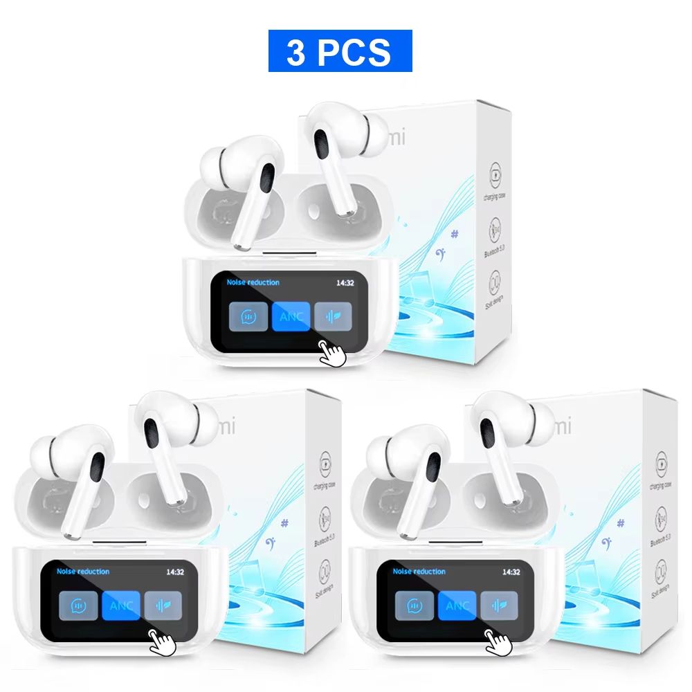 Xiaomi TWS Bluetooth Earbuds – HD Stereo Sound with LCD Touch Charging Case