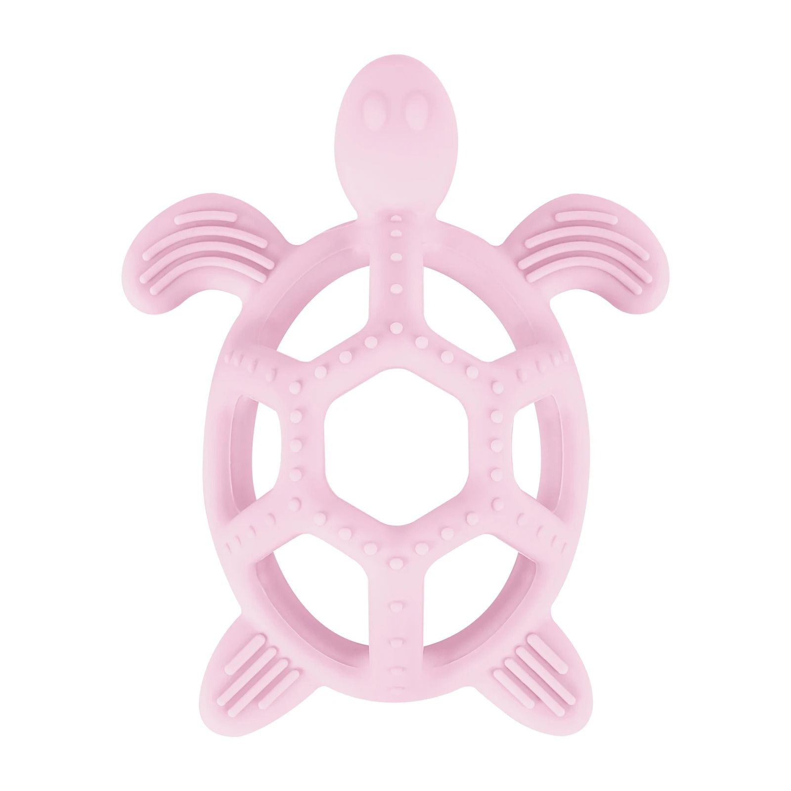 Silicone Turtle Baby Teether – Food-Grade Cartoon Animal Molar Toy