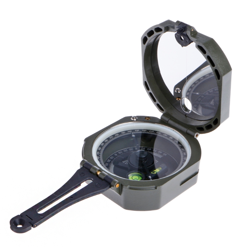 Precision Geological Compass with Clinometer Waterproof Survival Orienteering Tool