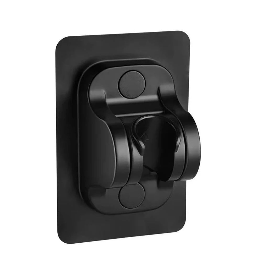 1PC Wall Mount Strong Adhesive Shower Head Holder – ABS Waterproof Adjustable Bathroom Bracket