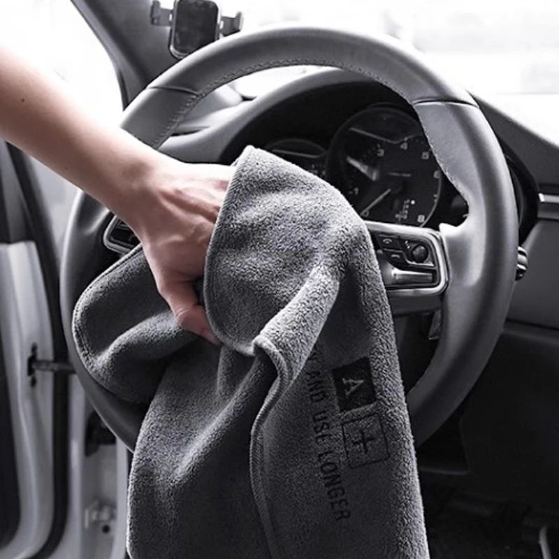 Premium Microfiber Car Washing Towel for Auto Detailing, Hemmed Edges, Super Absorbent Drying Cloth for Vehicle Cleaning