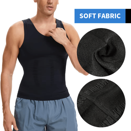 Compression Slimming V-Neck Shapewear Tank Tummy Control Muscle Base Layer