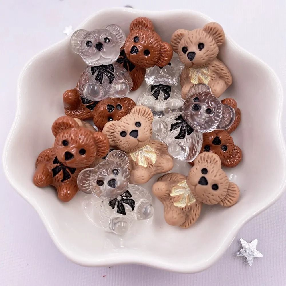 Miniature Narrative Sculpture – High-Definition Kawaii Bear Architectural Ornament