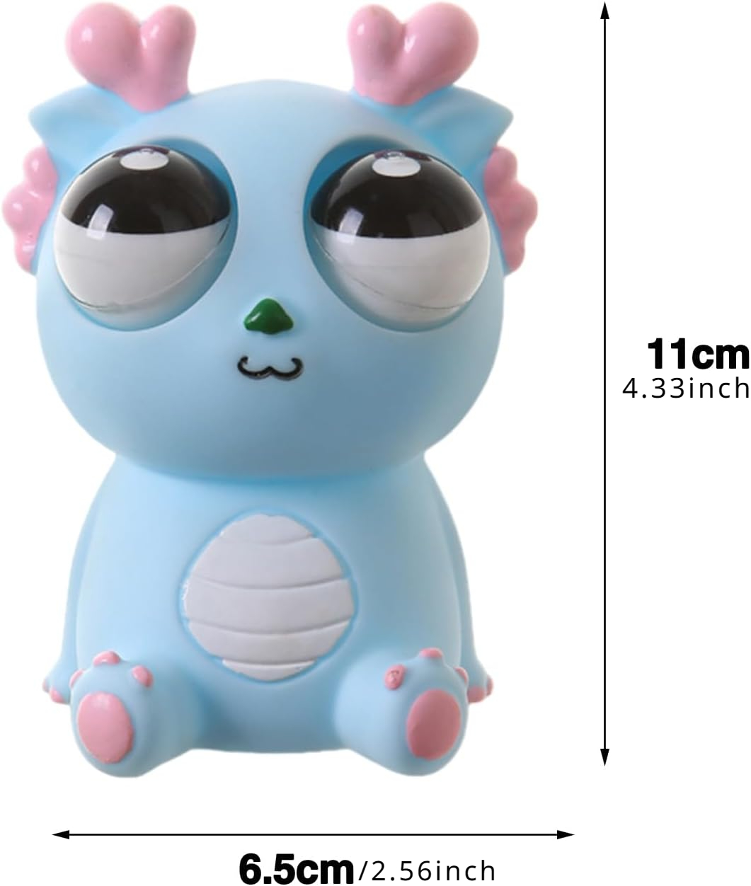 Sensory Fidget Toys with Popping Eyes Dragon, Stress Relief Squeeze Toy for Kids, Adults, and Autistic Children
