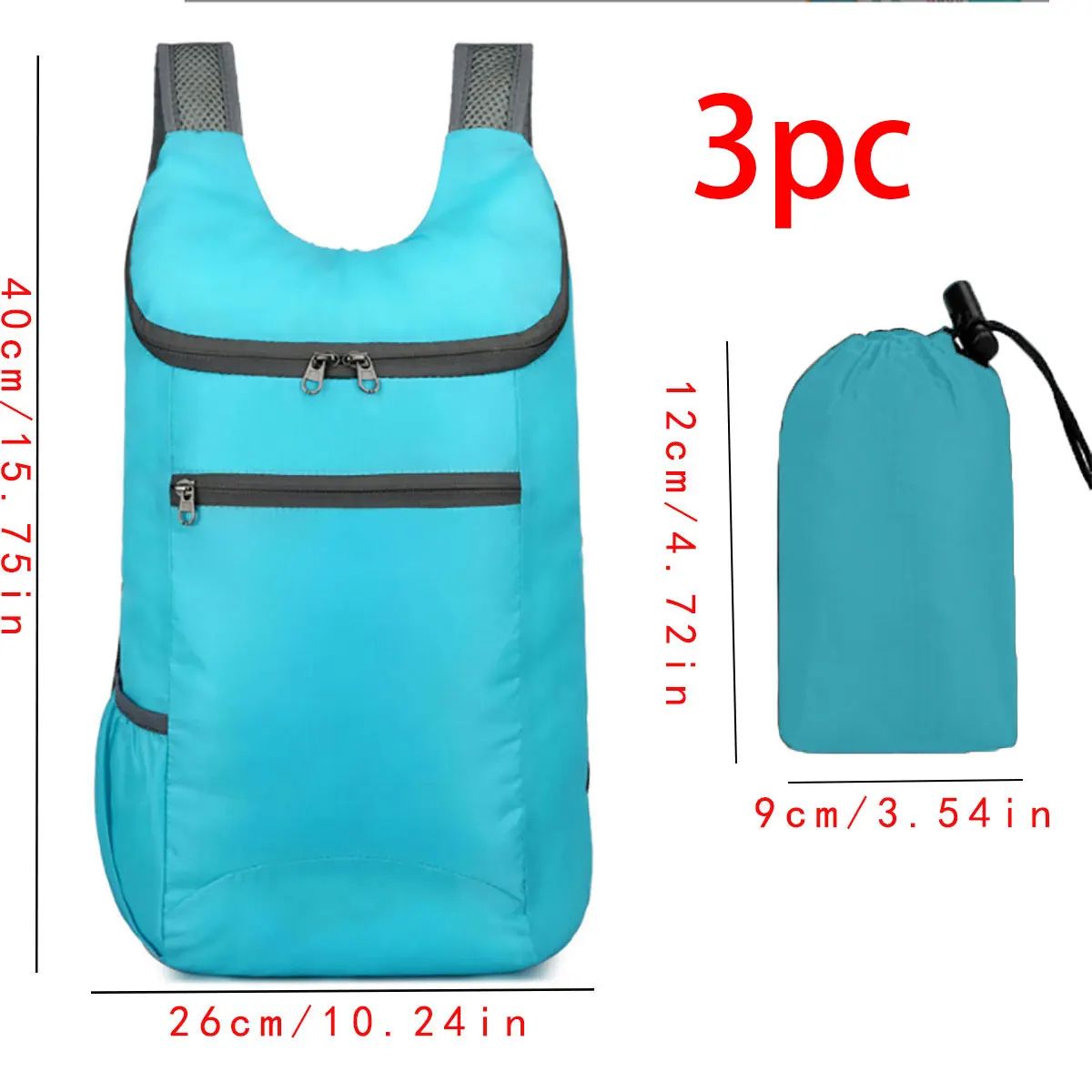 WeekendGo Foldable Waterproof Travel Backpack - Lightweight, Large-Capacity Weekend & Business Bag