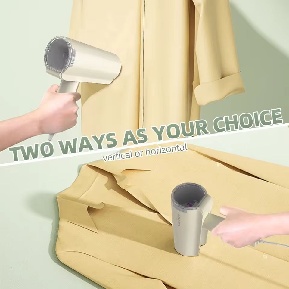 Compact Handheld Garment Steamer Fast Heat Fabric Wrinkle Remover