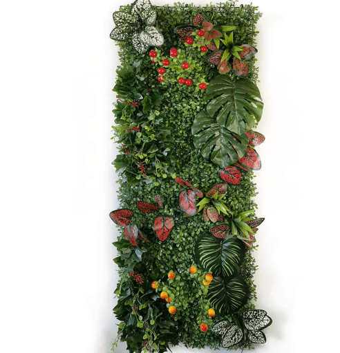 Artificial Chlorophytum Grass Wall Panel Greenery Wall Decor for Garden & Home