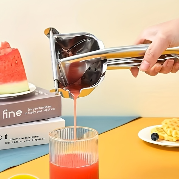 Portable Pomegranate Watermelon Juice Press, Stainless Steel Kitchen Utensil Household, Orange Juice Squeezer
