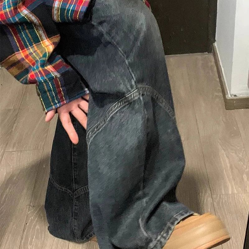 Y2K Spicy Girl Wide Leg High Waist Jeans
