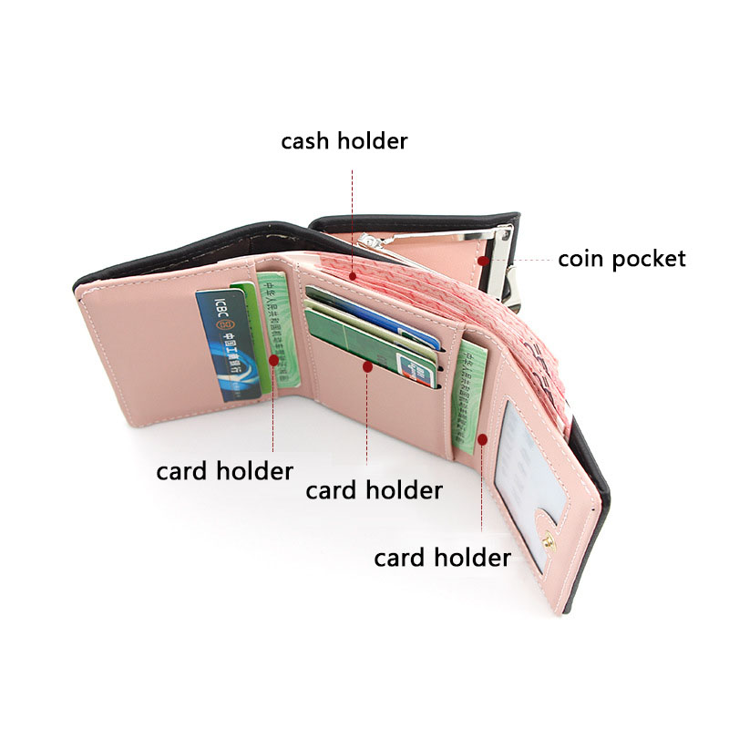 Mini Womens Luxury Wallet with Coin Pocket & Card Holder