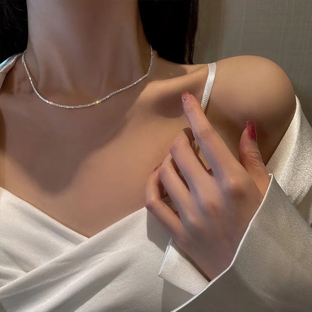 Silver Plated Necklace and Bracelet Set