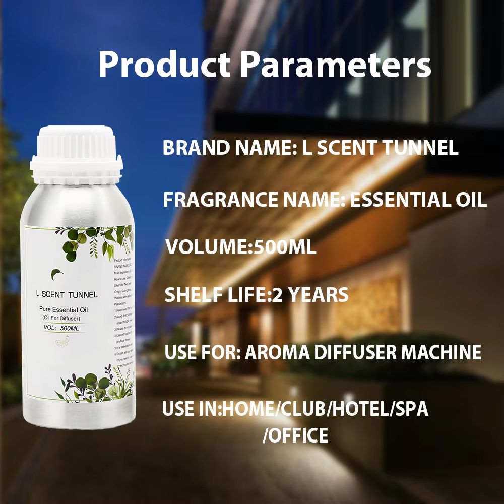 Premium Essential Oils 500ml - Long-Lasting Perfume Oil for Aromatic Diffusers, Home Fragrance & Hotel Scent Systems