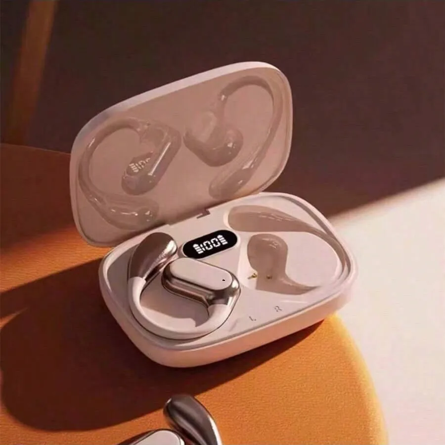 Secure Fit Bluetooth Ear Hook Earbuds with ENC Noise Reduction